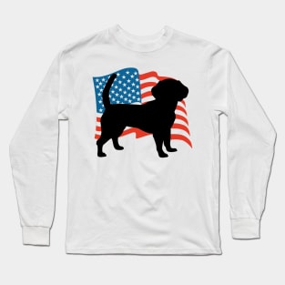 Beagles USA America - Dog Lover Dogs Long Sleeve T-Shirt